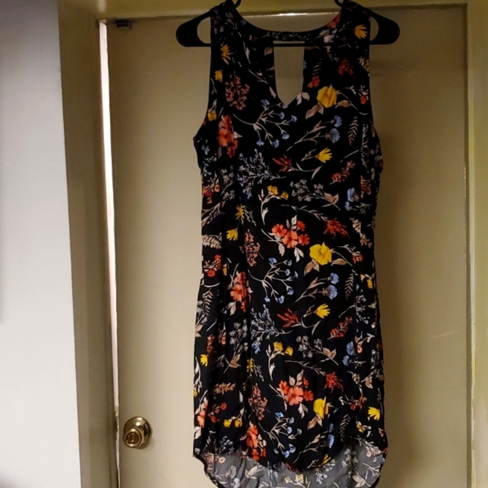 Old Navy Sleeveless Floral Print Dress lg